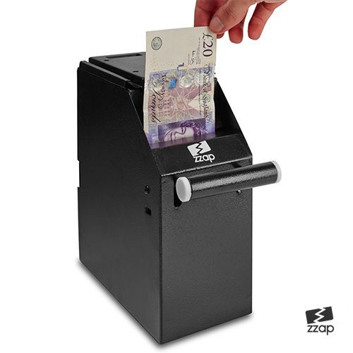 Under counter cash cache bank note notes money pos point of sale safe box for sale