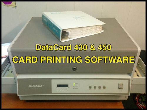 Card printing software for Datacard 430 450 embosser