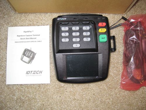 Id tech sign and pay payment terminal (idfa-3123) for sale