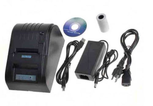 Usb 58mm pos,  high speed dot receipt thermal printer w/accessories. for sale