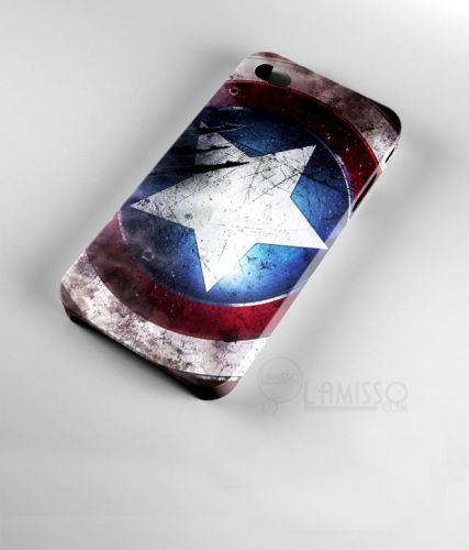 New Design Captain America Shield Logo 3D iPhone Case Cover