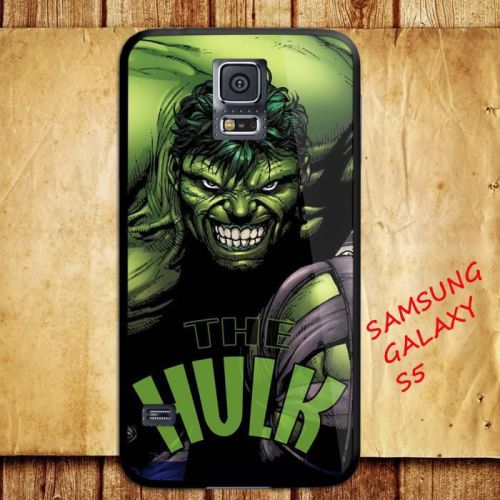 iPhone and Samsung Galaxy - Cartoon Monster Green The Hulk Superheroes - Case