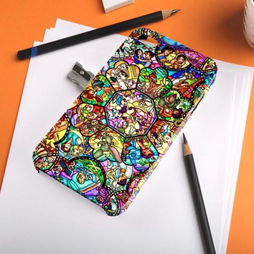 Disney Stain Glass All Character Princess iPhone A108 Samsung Galaxy Case