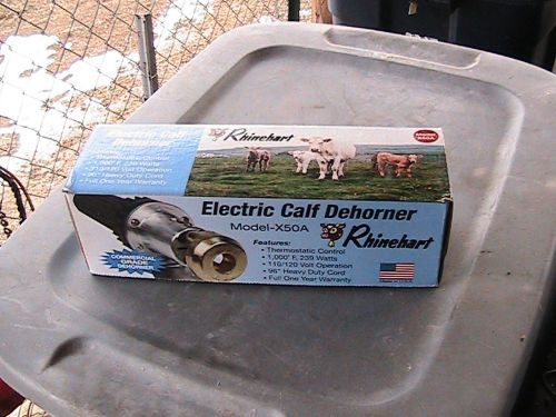 Electric Cauterizing Iron Dehorner X50A  Tip Debud Sheep Goats Calves Horns