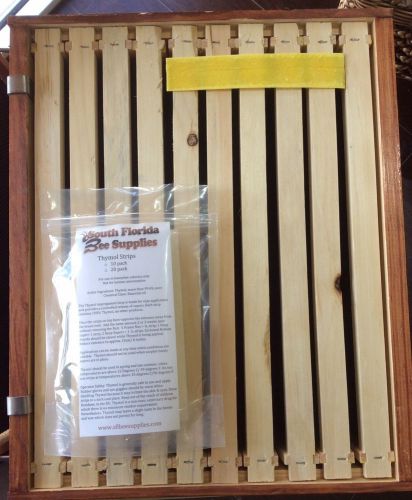 Thymol Strips 20 pk used for Honey Bee Colonies- Varroa Mites