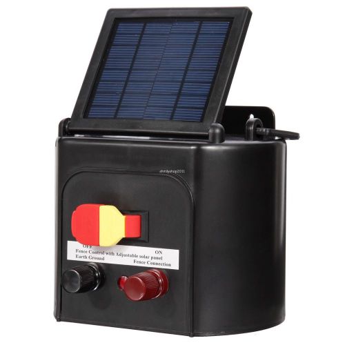 Electric solar powered fence crystalline silicons solar cell animal charger 1.3w for sale