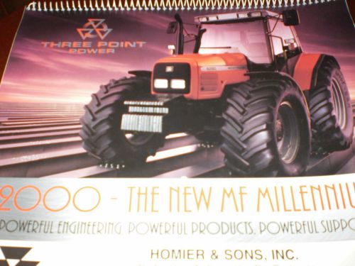 Massey-Ferguson 2000 Dealer Calendar from Homier &amp; Sons Inc, Ohio
