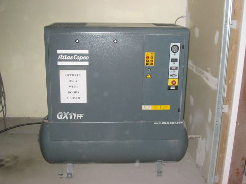 Atlas Copco Belt Drive Rotary Screw Air Compressor - 15 HP, Model GX11FF