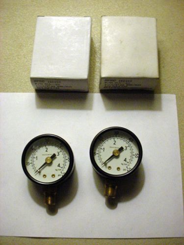 Devilbiss air pressure gauges 60 psi part no. ga-92 166355 nos parts 60 psi/kg for sale