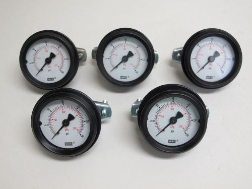 (5x) wika, panel mount pressure gauge 2&#034; (50mm), 0-30 psi, 1/8&#034; mpt for sale