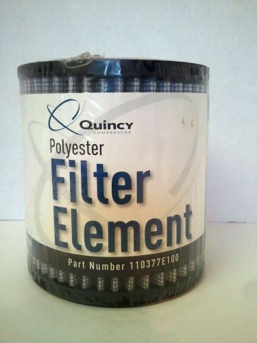 New- Quincy Compressor 110377E100 Polyester Air Filter Element