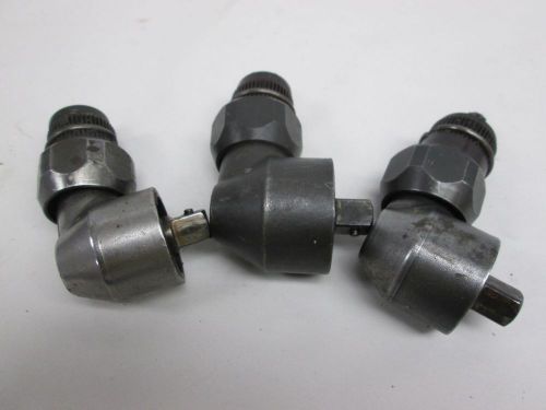 LOT 3 CLECO INGERSOLL RAND ASSORTED NUTSETTER TOOL HEAD D300074