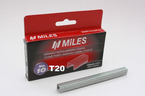 1000 box of staples to fit for arrow t20 choice of 10mm or 12mm high quality for sale