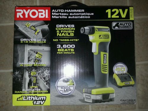 NEW Ryobi auto hammer drill cah120lk cordless