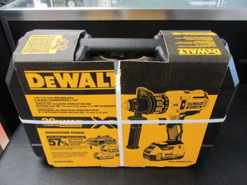 Dewalt dcd995m2 1/2&#034; brushless 3 speed hammerdrill kit 20v - new for sale