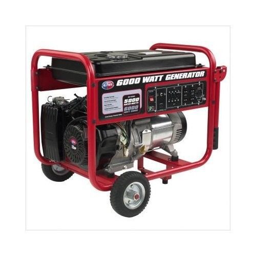 New All Power America 6000w Gas Powered Portable Generator