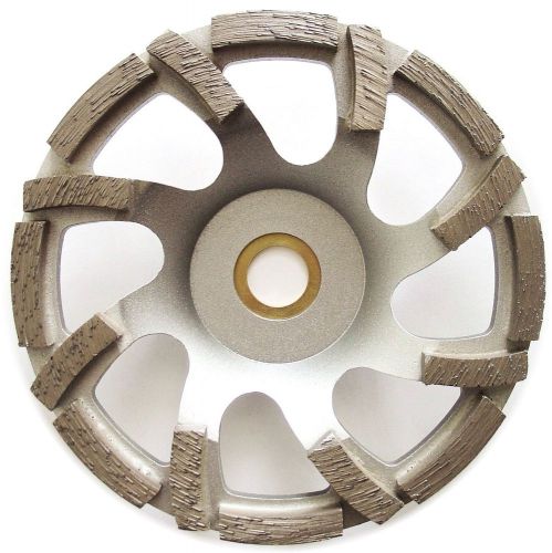 5” Fan Style Diamond Grinding Cup Wheel for Concrete, 7/8&#034;-5/8&#034; Arbor