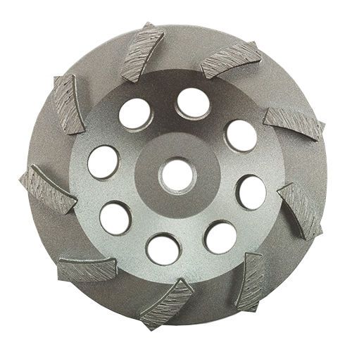 5&#034; Turbo Concrete Grinding Diamond Cup Wheel 9 Segments 5/8&#034;-11 Thread