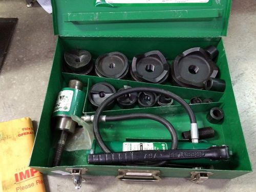 Greenlee 7310SB Ram and Hand Pump Hydraulic Driver Kit