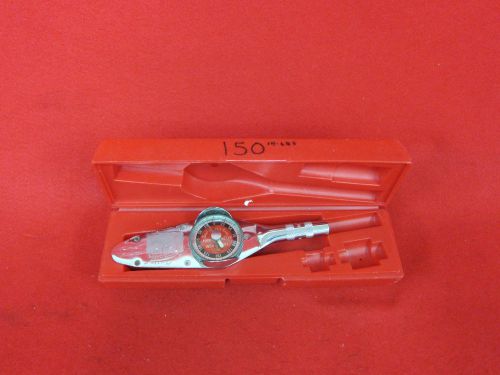 Snap on te12fua 150 inch lbs torqometer dial torque wrench 3/8&#034; drive for sale