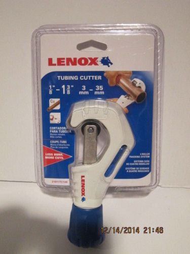 Lenox 21011tc138 professional tubing cutter 1/8&#034; - 1-3/8&#034;, free shipping, nisp!! for sale