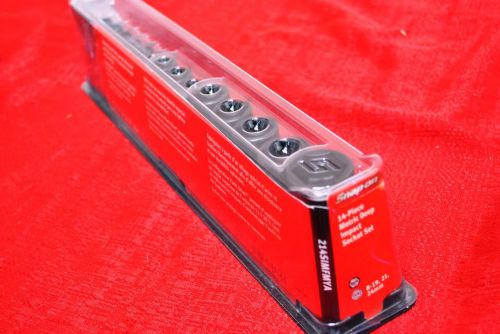 Snap On Tools 3/8&#034;dr deep metric mm impact socket set 6pt. 8 to 24 NEW 14 pc.