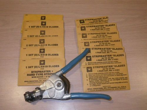 Ideal stripmaster  45 1672 1/ l 5217  #16,18,20,22,24,26  awg wire strippers for sale