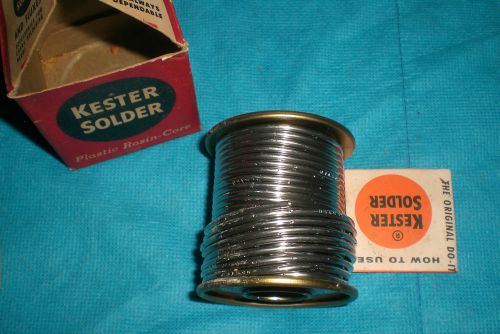 Vintage Kester Solder Plastic Rosin Core