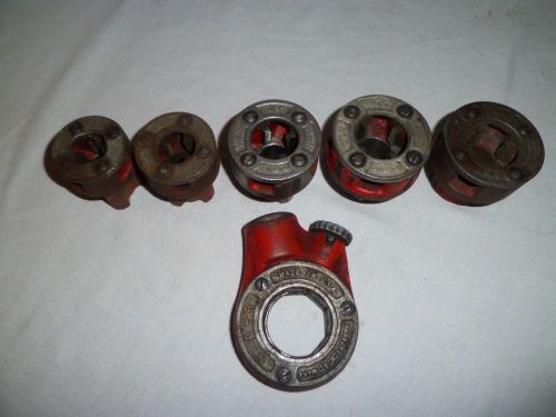 Ridgid  0-r ratcheting  pipe threader and dies for sale