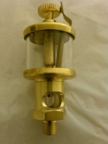 1/2 scale brass model hit and miss gas engine lubricator with check valve &amp; vent for sale