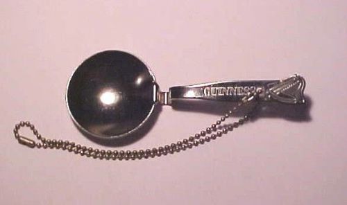 Vintage Guinness Bar Pub Beer Pint Glass Recipe Bartender Pouring Spoon