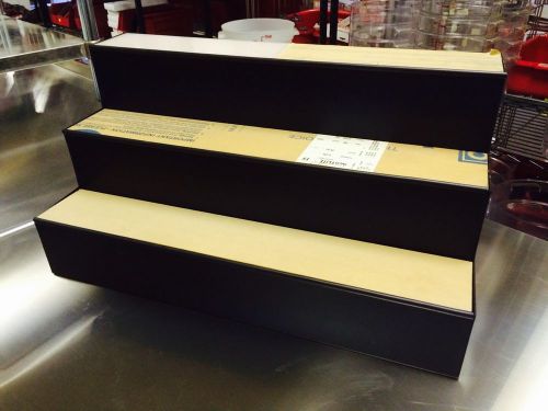 Liquor Display Racks, 3 Tier with Electrical Opening for LED Lighting