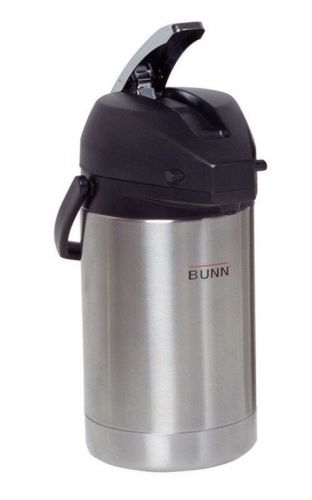 NEW! BUNN Stainless Steel Airpot Coffee Pot 2.5 Liter 84 oz. 32125.0000