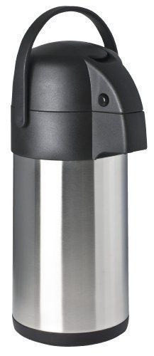 NEW Focus Foodservice 908830LV Stainless Steel Vacuum Insulated Lever Airpot  3.