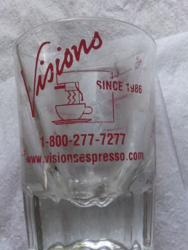 Professional shot/espresso glass, 2 oz. By Visions Espresso