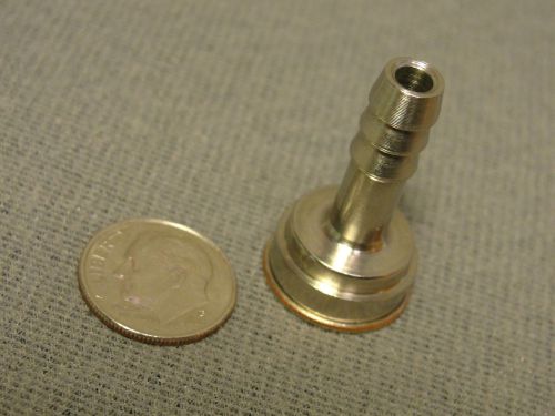 10 beer line tailpiece end barb fitting  3/16&#034; id 1/4&#034; od 303ss stainless steel for sale