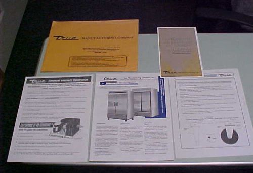 TRUE SERIES STAINLESS REFRIGERATOR INSTALLATION INSTRUCTIONS,ETC