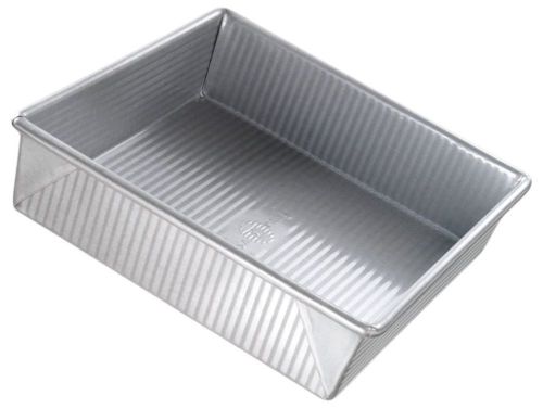 USA Pans 9 in. x 9 in. x 2.25 in. Square Cake Pan, Aluminized Steel [Kitchen]