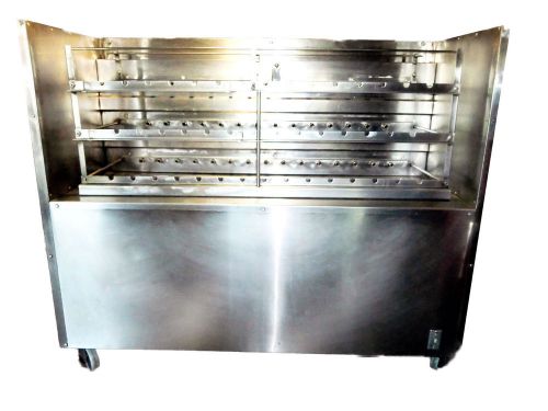 BRAZILIAN CHARCOAL GRILL FOR BBQ 44 SKEWERS - NSF APPROVED - PROFESSIONAL GRADE