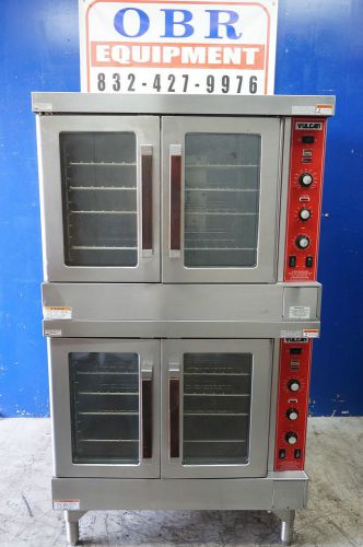 VULCAN NATURAL GAS DOUBLE STACK CONVECTION OVEN GREAT CONDITION MODEL SG4D-1