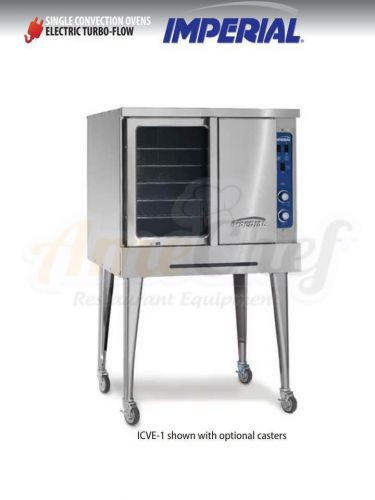 New commercial electric convection oven, full size, single deck, imperial icve-1 for sale