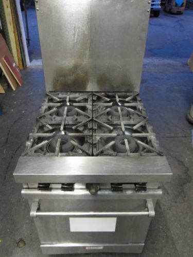 Vulcan 4 Burner Stove Range Oven VG24 Nat.Gas