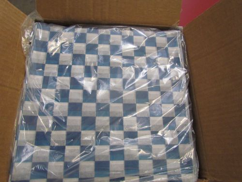 12 x 12 Wax Paper (Wrap) – Restaurant Quality 1000 Sheets – Checkered Pattern