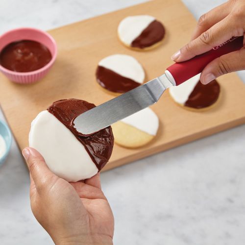 Cake boss offset icing spatula 1.31&#034; h x 3.19&#034; w x 12.13&#034; d for sale