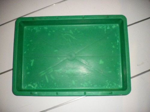 Green pizza dough trays food storage pizza prep food preperation for sale