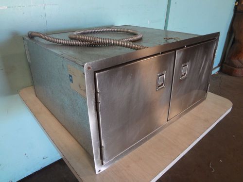 H.D. COMMERCIAL S.S. &#034;DELFIELD&#034; RECESSED ELECTRIC HOT HOLDING CABINET/WARMER