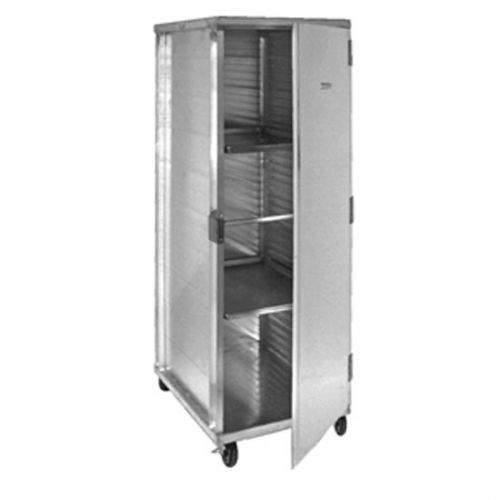 Enclosed mobile pan cabinet aluminum 20-3/4&#034;w x 27-1/4&#034;d x 66-1/4&#034;h aar-40 for sale