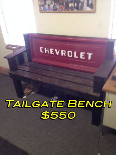 Vintage 1955 Chevrolet Tailgate Bench