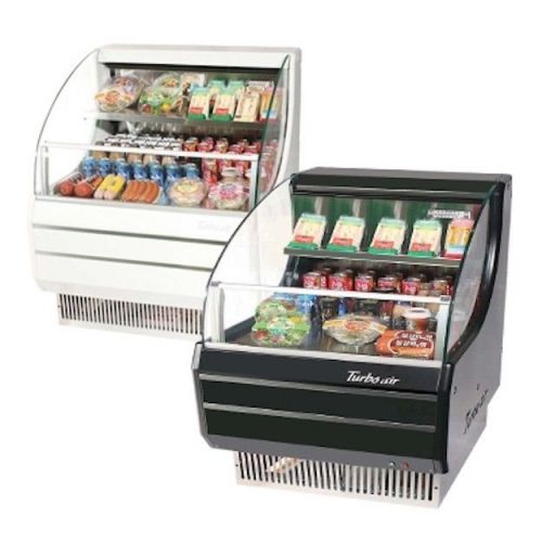 New turbo air 28&#034; low profile open display merchandiser!! tom-30l(b) for sale