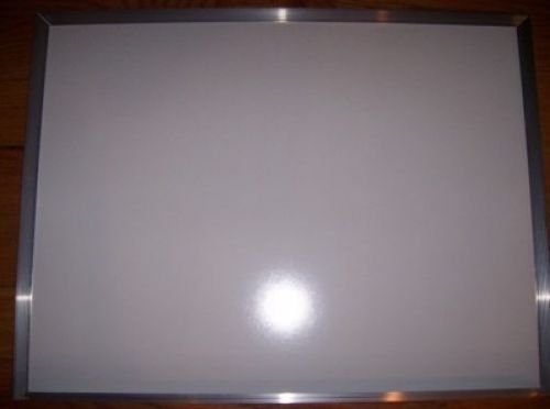 Dry easer board 18&#039; x 24&#034; white aluminum frame tray school office home amb18 for sale